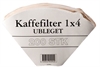 Kaffefiltre no. 4, brun,  ubleget, 200/pr. pk